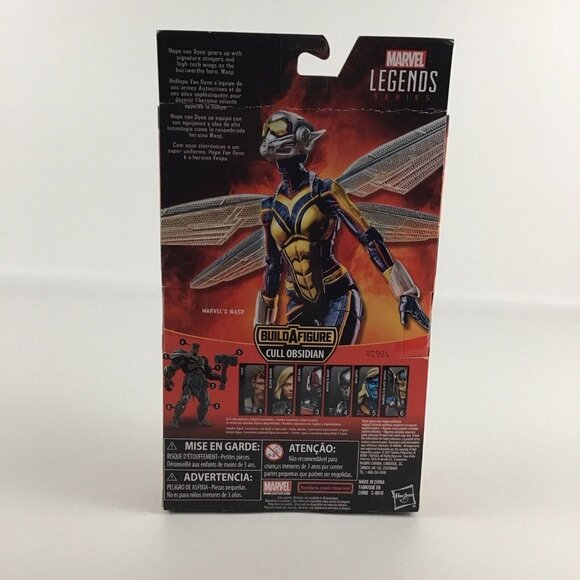 Marvel Legends Series Build A Figure Cull Obsidian Antman Wasp New Hasbro Toy - Picture 3 of 6